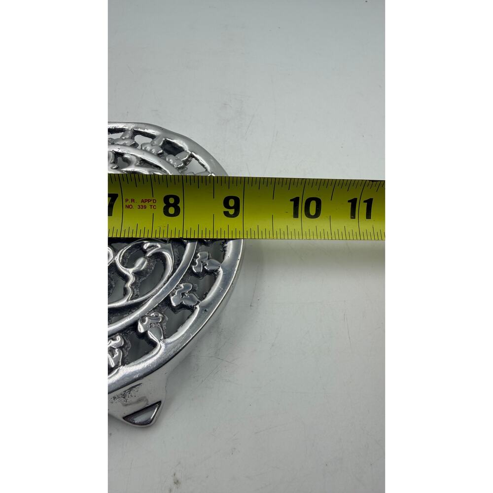 Vintage Welch Trivet Aluminum Pan Pot Stand 9”X5.75” RARE - Picture 3 of 4